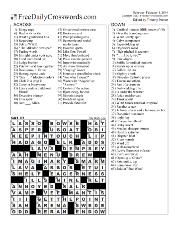 Crossword solution The Birmingham Times