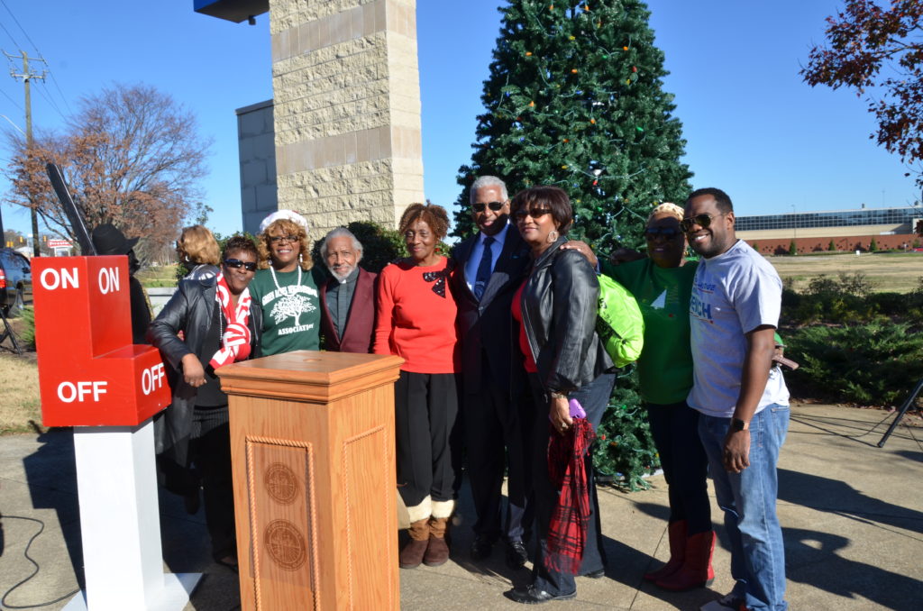Mayor Bell and members of the Birmingham City Council at the annual Parade and Tree Lighting Ceremony. 