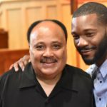 Mayor Woodfin poses with MLK III_preview