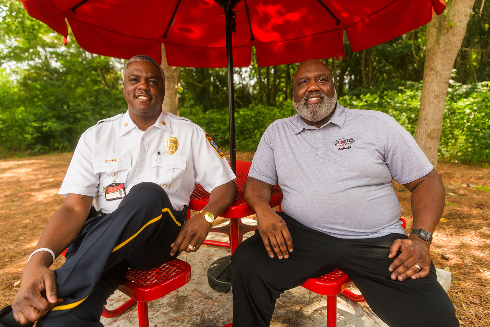 Birmingham Fire Chief Cory Moon and his older brother share a gift of love and life